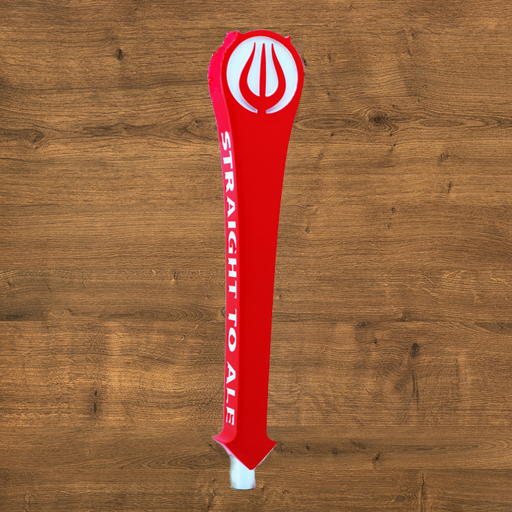 Tap handle with STA Logo and name