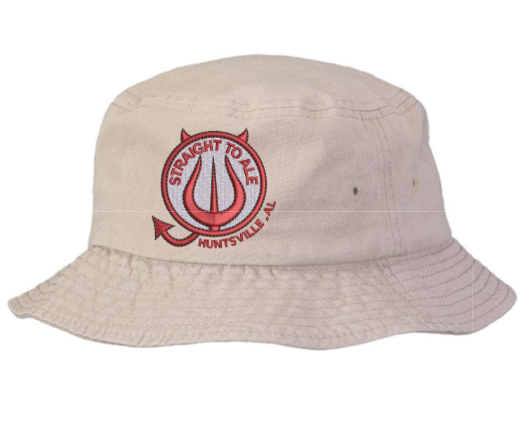 Bucket Hat with Straight to Ale logo